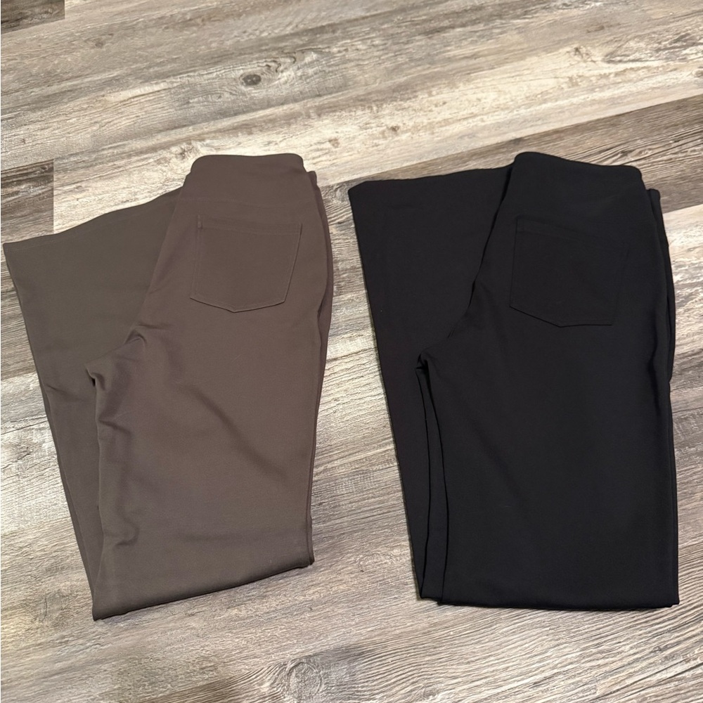 HALARA Women's Flared Pants in Black and Dark Gray. Never worn